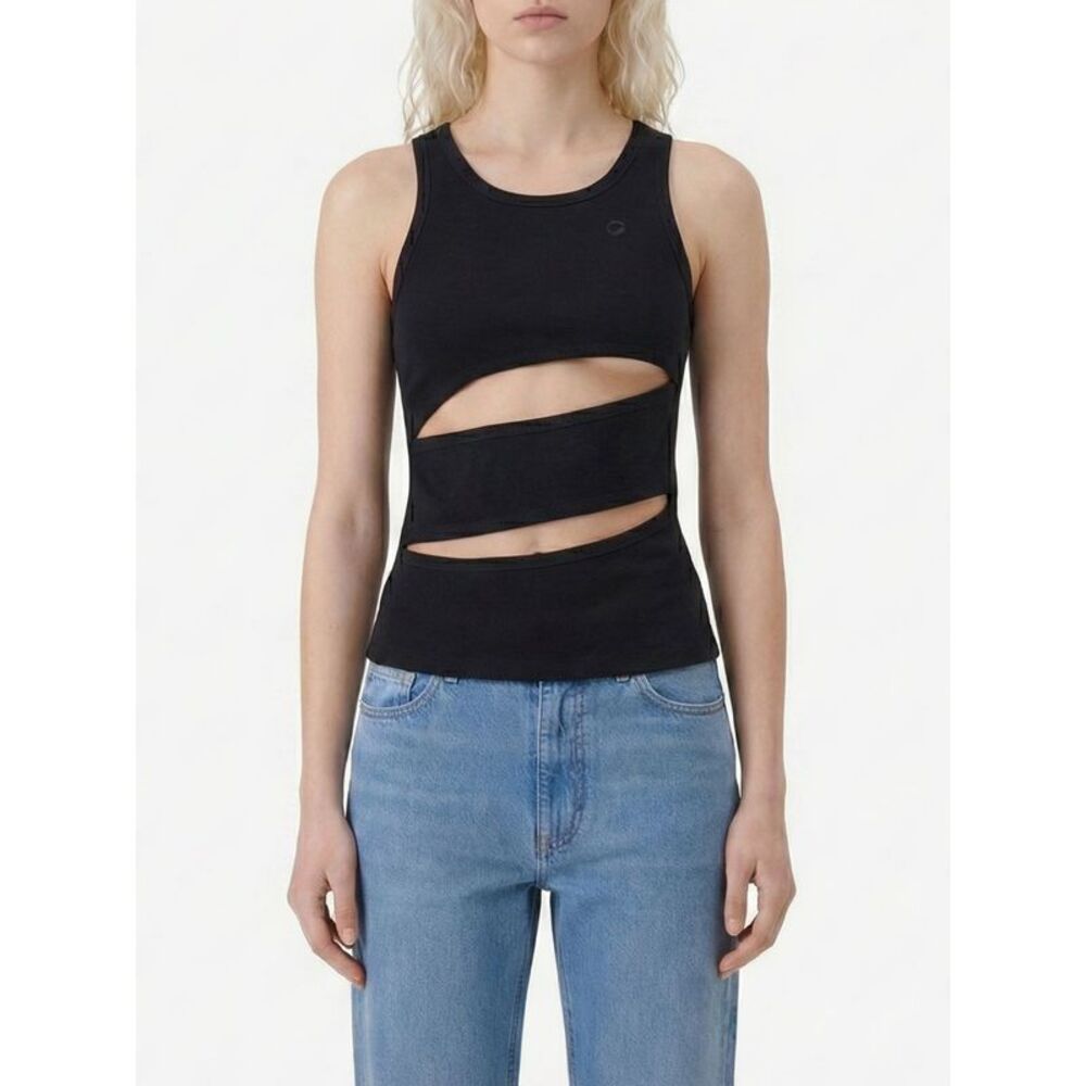Coperni Women Cotton Cut-Out Top Coperni